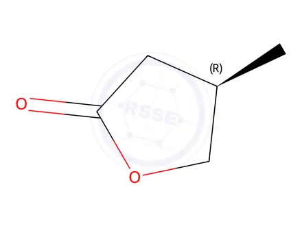 Chemical structure of (R)-4-methyldihydrofuran-2(3H)-one