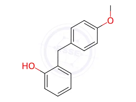 Chemical structure of 2-(4-methoxybenzyl)phenol