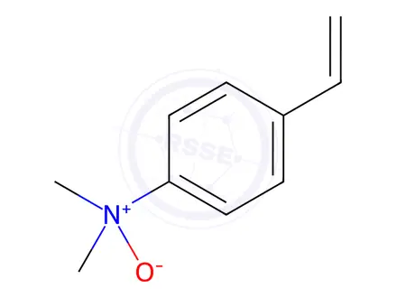 Chemical structure of Aniline, N,N-dimethyl-p-vinyl-, N-oxide (7CI,8CI)