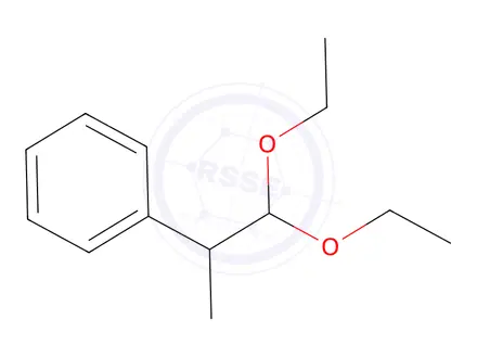Chemical structure of (2,2-diethoxy-1-methylethyl)benzene