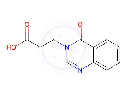 Chemical structure of 3-(4-Oxoquinazolin-3(4H)-yl)propanoic Acid