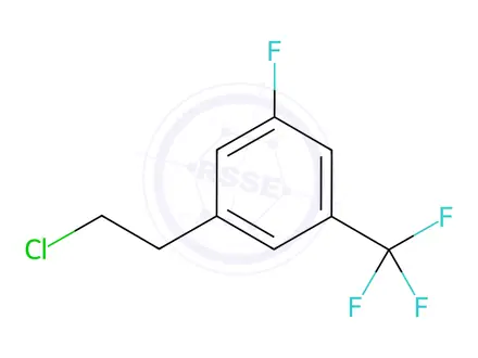 Chemical structure of 1-(2-Chloroethyl)-3-fluoro-5-(trifluoromethyl)benzene