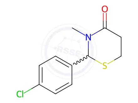 Chemical structure of Chlormezanone Impurity 3