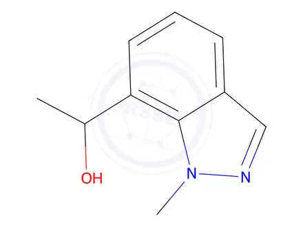 Chemical structure of 1-(1-Methyl-1H-indazol-7-yl)ethanol