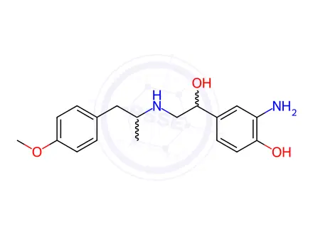 Chemical structure of Formoterol Fumarate Impurity 1 (Formoterol Fumarate Dihydrate EP Impurity A)