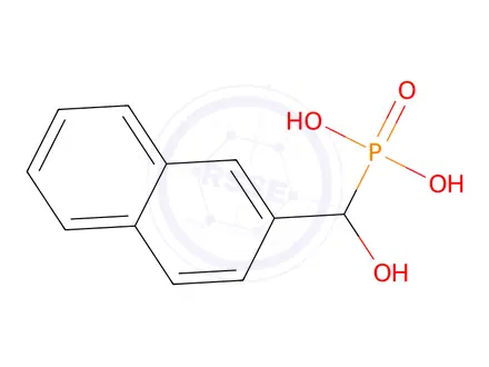 Chemical structure of Hydroxy(2-naphthyl)methanephosphonic Acid