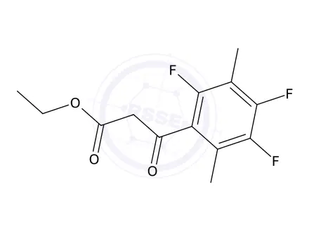Chemical structure of 3-Oxo-3-(2,4,5-trifluoro-3,6-dimethyl-phenyl)-propionic acid ethyl ester