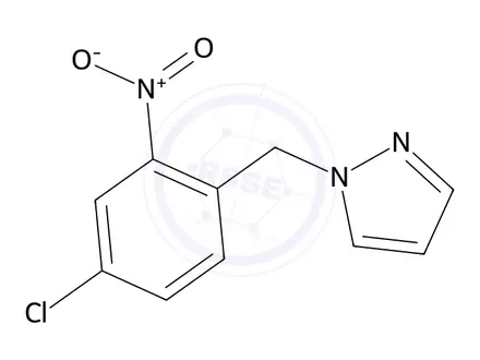 Chemical structure of 1-(4-Chloro-2-nitrobenzyl)-1H-pyrazole