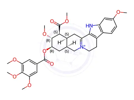 Chemical structure of 3,4-Didehydroreserpine
