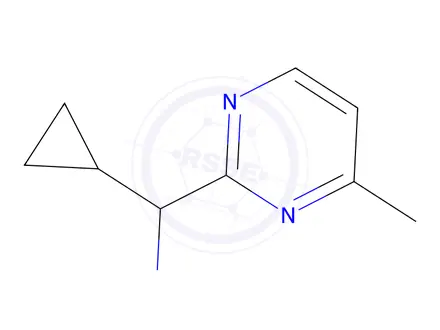 Chemical structure of Cyclopropyl(4-methylpyrimidin-2-yl)methanamine