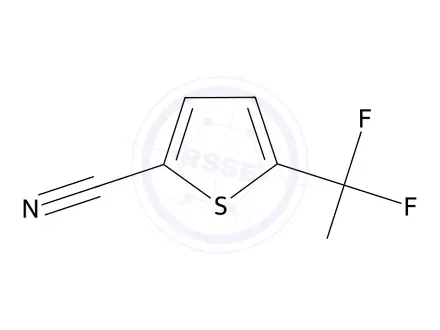 Chemical structure of 5-(Trifluoromethyl)thiophene-2-carbonitrile