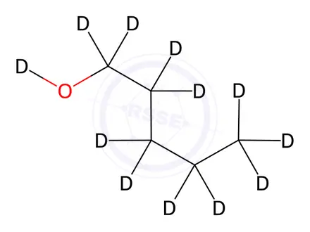 Chemical structure of n-Pentyl Alcohol-d12
