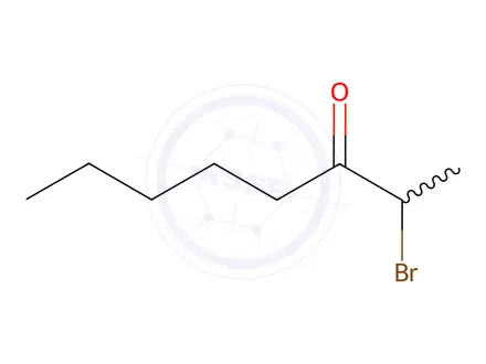Chemical structure of 3-Octanone, 2-bromo-