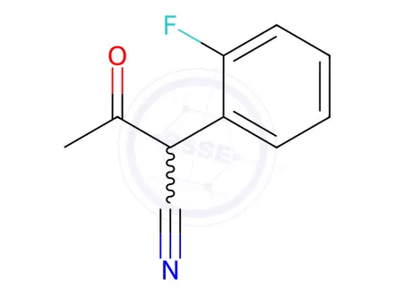 Chemical structure of 2-(2-Fluorophenyl)-3-oxobutanenitrile