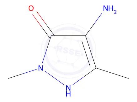 Chemical structure of 4-Amino-1,3-dimethyl-1H-pyrazol-5-ol