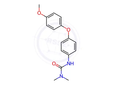 Chemical structure of Diuron Impurity 6 (Difenoxuron)