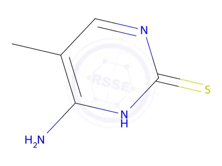 Chemical structure of 4-Amino-5-methylpyrimidine-2(1H)-thione