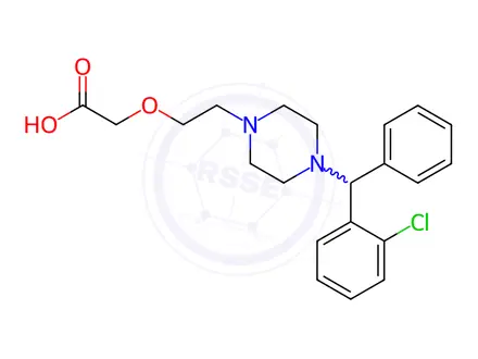 Chemical structure of Cetirizine EP Impurity C