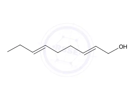 Chemical structure of (2E,6E)-Nona-2,6-dien-1-ol