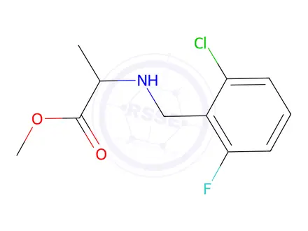 Chemical structure of Methyl (2-chloro-6-fluorobenzyl)alaninate