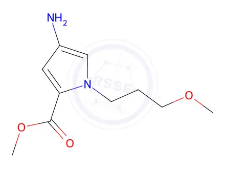 Chemical structure of Methyl 4-amino-1-(3-methoxypropyl)-1h-pyrrole-2-carboxylate