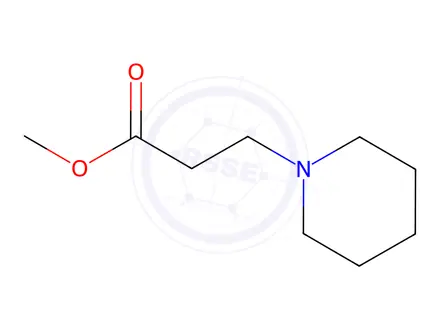 Chemical structure of methyl 3-piperidin-1-ylpropanoate