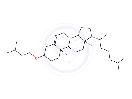 Chemical structure of Cholesteryl isoamyl ether