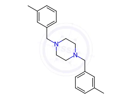 Chemical structure of N,N'-Bis(3'-Me-benzyl)-piperazine