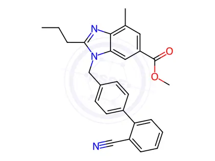 Chemical structure of Telmisartan Impurity 107