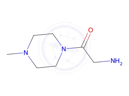 Chemical structure of 2-amino-1-(4-methylpiperazin-1-yl)ethan-1-one