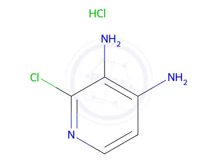 Chemical structure of 2-Chloropyridine-3,4-diamine hydrochloride