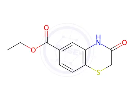 Chemical structure of Ethyl 3-Oxo-3,4-dihydro-2H-1,4-benzothiazine-6-carboxylate