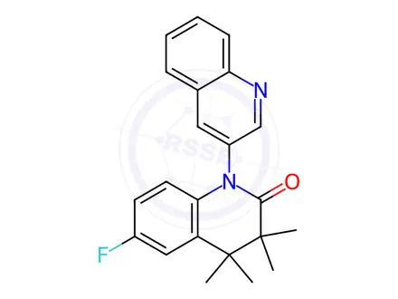 Chemical structure of 6-Fluoro-3,3,4,4-tetramethyl-3,4-dihydro-2H-[1,3''-biquinolin]-2-one
