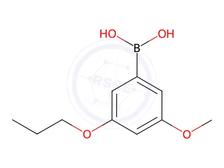 Chemical structure of (3-Methoxy-5-propoxyphenyl)boronic acid