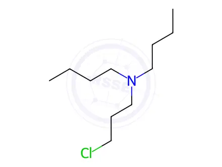 Chemical structure of N-(3-chloropropyl)dibutylamine
