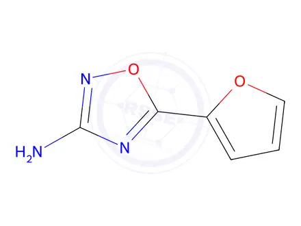Chemical structure of 5-(Furan-2-yl)-1,2,4-oxadiazol-3-amine