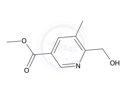 Chemical structure of Methyl 6-(hydroxymethyl)-5-methylnicotinate