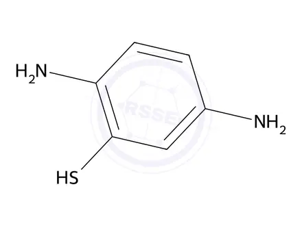 Chemical structure of 2,5-Diaminobenzenethiol