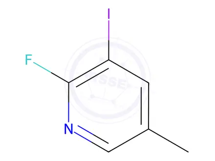 Chemical structure of 2-Fluoro-3-iodo-5-methylpyridine