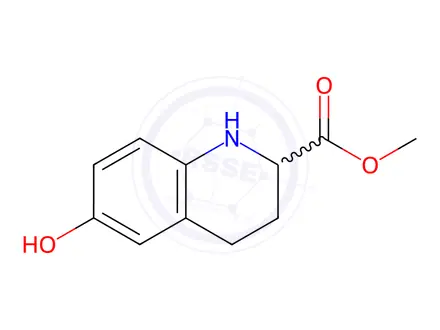 Chemical structure of Methyl 6-hydroxy-1,2,3,4-tetrahydroquinoline-2-carboxylate