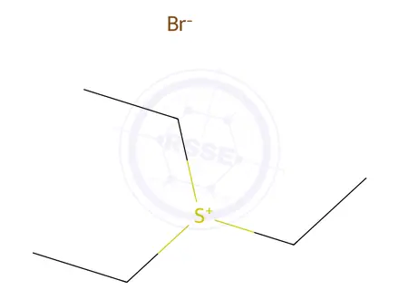 Chemical structure of triethylsulfonium