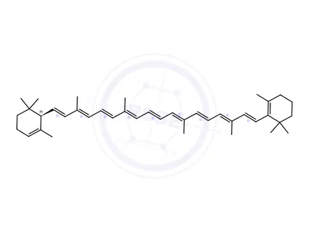 Chemical structure of α-Carotene Impurity C
