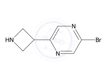 Chemical structure of 2-(Azetidin-3-yl)-5-bromopyrazine