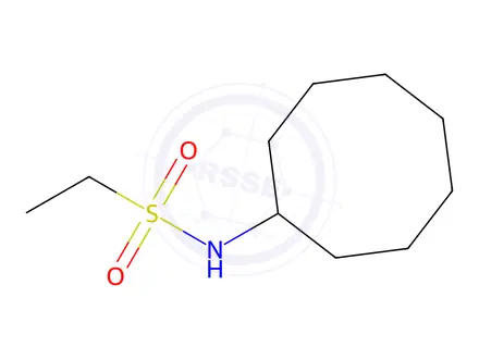 Chemical structure of N-cyclooctylethanesulfonamide