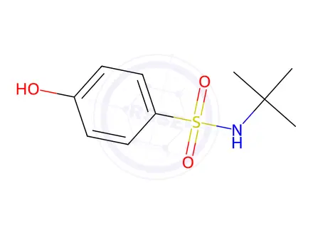 Chemical structure of N-tert-Butyl-4-hydroxybenzene-1-sulfonamide