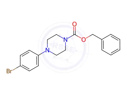 Chemical structure of Benzyl 4-(4-Bromophenyl)piperazine-1-carboxylate