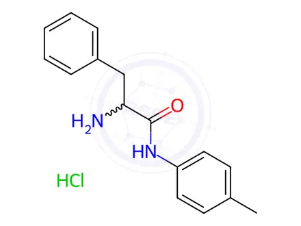 Chemical structure of 2-Amino-N-(4-methylphenyl)-3-phenylpropanamidehydrochloride