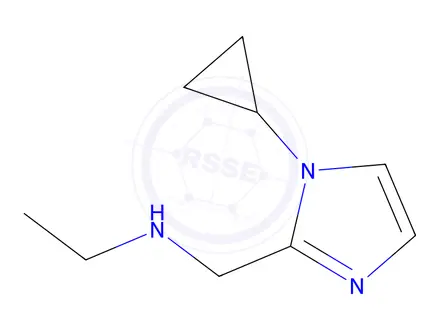 Chemical structure of N-((1-cyclopropyl-1h-imidazol-2-yl)methyl)ethanamine