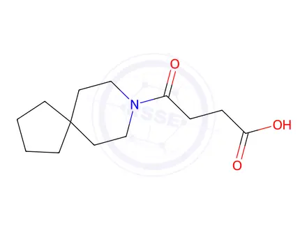 Chemical structure of 4-Oxo-4-(8-azaspiro[4.5]decan-8-yl)butanoic acid