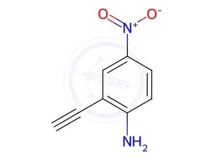 Chemical structure of 2-Ethynyl-4-nitroaniline